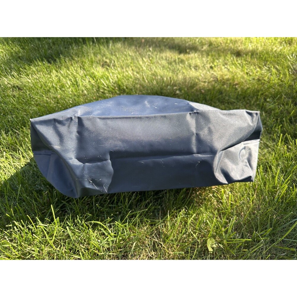 Longchamp Le Pliage Cabas Tote Large Navy Dark Blue Open Top Nylon SEE PHOTOS - Picture 8 of 10